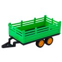 Traktor Farmerski Z Przyczepą Zdalnie Sterowany RC Zielony Traktor Farmerski Z Przyczepą Zdalnie Sterowany RC Zielony