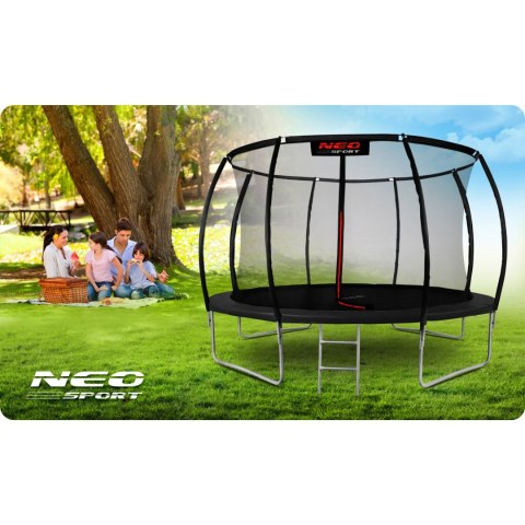 Trampolina ogrodowa profilowana 12ft/374cm z siatką wewnętrzną Neo-Sport Trampolina ogrodowa profilowana 12ft/374cm z siatką wewnętrzną Neo-Sport