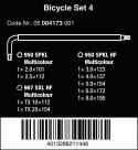 ZESTW KLUCZY TRZPIENIOWYCH BICYCLE SET 4, 9 CZĘŚĆ ZESTW KLUCZY TRZPIENIOWYCH BICYCLE SET 4, 9 CZĘŚĆ