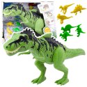 Zestaw Dinozaur Z Małymi Figurki Ruchomy Dźwięki Zielony Zestaw Dinozaur Z Małymi Figurki Ruchomy Dźwięki Zielony