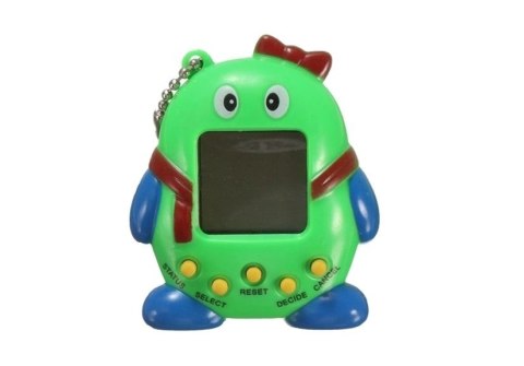 Elektroniczne Zwierzątko Tamagotchi z Kokardką Zielone Elektroniczne Zwierzątko Tamagotchi z Kokardką Zielone
