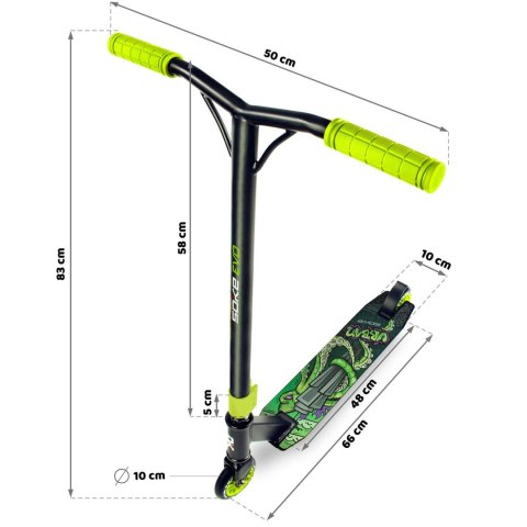 Hulajnoga wyczynowa SOKE EVO green Hulajnoga wyczynowa SOKE EVO green