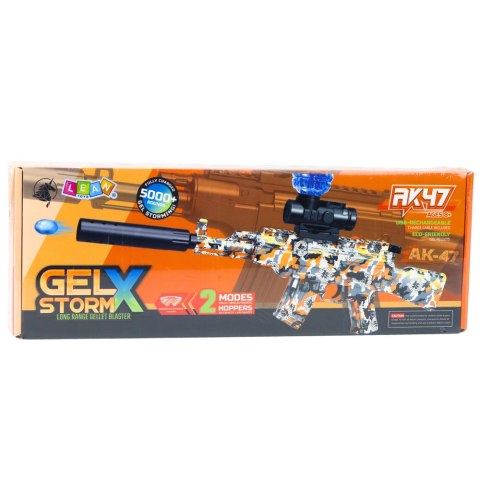 Karabin AK47 Na Kulki Wodne Hydrożelowe Graffiti Pomarańczowy Karabin AK47 Na Kulki Wodne Hydrożelowe Graffiti Pomarańczowy