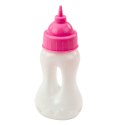 Lalka Bobas Z Butelką Do Karmienia Różowe Ubranko Dźwięki 30cm Lalka Bobas Z Butelką Do Karmienia Różowe Ubranko Dźwięki 30cm