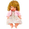 Lalka Bobas Z Butelką Do Karmienia Sukienka Pudrowy Róż Dźwięki 30cm Lalka Bobas Z Butelką Do Karmienia Sukienka Pudrowy Róż Dźwięki 30cm