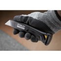 NÓŻ HEAVY DUTY OSTRZE TRAPEZ STAŁE METALOWY CZARNY NÓŻ HEAVY DUTY OSTRZE TRAPEZ STAŁE METALOWY CZARNY