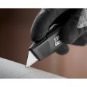 NÓŻ HEAVY DUTY OSTRZE TRAPEZ STAŁE METALOWY CZARNY NÓŻ HEAVY DUTY OSTRZE TRAPEZ STAŁE METALOWY CZARNY