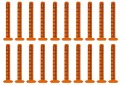 REPER DO WYLEWEK 100 MM Z TAŚMĄ 3M, 20SZT, REPER DO WYLEWEK 100 MM Z TAŚMĄ 3M, 20SZT,