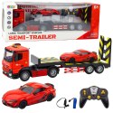 Zestaw Laweta Zdalnie Sterowana RC Auto Sportowe Osobowe Czerwone 1:16 Zestaw Laweta Zdalnie Sterowana RC Auto Sportowe Osobowe Czerwone 1:16