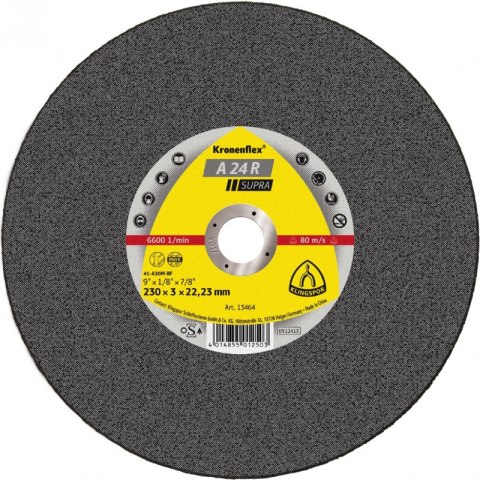 TARCZA PŁASKA A24R T1A 300*3.0*32 6807 KLINGSPOR TARCZA PŁASKA A24R T1A 300*3.0*32 6807 KLINGSPOR
