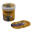 TARCZA TNĄCA INOX 125*22,2*1MM 100PC DEWALT TARCZA TNĄCA INOX 125*22,2*1MM 100PC DEWALT