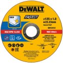 TARCZA TNĄCA INOX 125*22,2*1MM 100PC DEWALT TARCZA TNĄCA INOX 125*22,2*1MM 100PC DEWALT