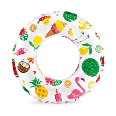 Kółko do pływania z nadrukiem średnica 61 cm INTEX 59241 ananas INTEX Kółko do pływania z nadrukiem średnica 61 cm INTEX 59241 ananas INTEX