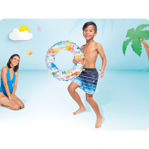 Kółko do pływania z nadrukiem średnica 61 cm INTEX 59241 ananas INTEX Kółko do pływania z nadrukiem średnica 61 cm INTEX 59241 ananas INTEX