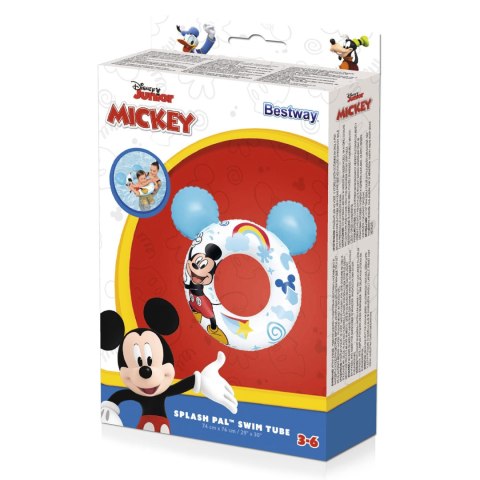 Koło do pływania Mickey 76 cm Bestway 9102K Bestway Koło do pływania Mickey 76 cm Bestway 9102K Bestway