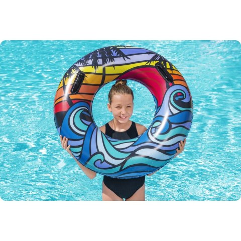 Koło do pływania niebieskie 91 cm Bestway 36350 Bestway Koło do pływania niebieskie 91 cm Bestway 36350 Bestway