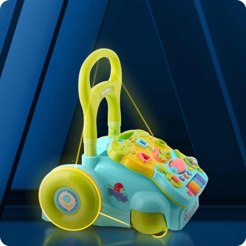 Chodzik edukacyjny z muzyką 2w1 RK-744 Ricokids turkusowy Ricokids Chodzik edukacyjny z muzyką 2w1 RK-744 Ricokids turkusowy Ricokids