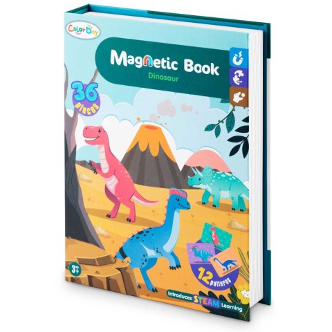 Książka magnetyczna Puzzle Dinozaury RK-770 Ricokids Książka magnetyczna Puzzle Dinozaury RK-770 Ricokids