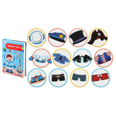Książka magnetyczna puzzle Przebieranki RK-770 Ricokids Książka magnetyczna puzzle Przebieranki RK-770 Ricokids