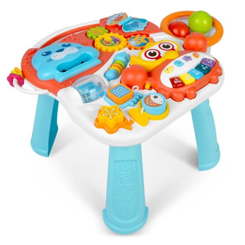 Pchacz stolik edukacyjny 2w1 RK-810 biało-czerwony Ricokids Pchacz stolik edukacyjny 2w1 RK-810 biało-czerwony Ricokids