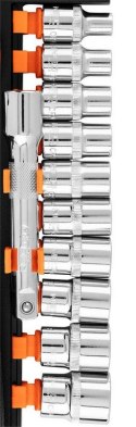 ZESTAW KLUCZY NASADOWYCH 1/2'', 12SZT, 6-KĄTNE NEO ZESTAW KLUCZY NASADOWYCH 1/2'', 12SZT, 6-KĄTNE NEO