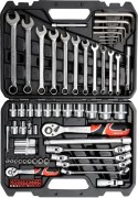 ZESTAW NARZĘDZIOWY 1/2'' 1/4'' 77 CZĘŚCI L YATO ZESTAW NARZĘDZIOWY 1/2'' 1/4'' 77 CZĘŚCI L YATO