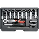 ZESTAW NARZĘDZIOWY 23 CZĘŚCI 1/4'' YATO ZESTAW NARZĘDZIOWY 23 CZĘŚCI 1/4'' YATO