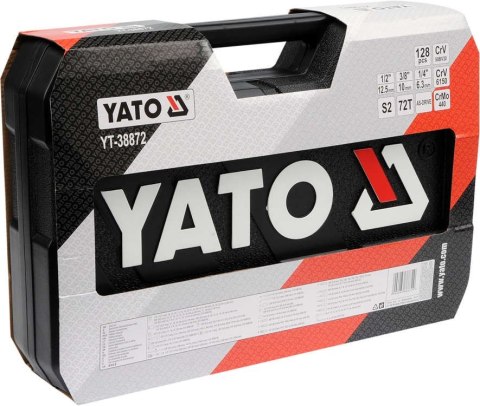 ZESTAW NARZĘDZIOWY XL 1/2''128 SZTUK YATO ZESTAW NARZĘDZIOWY XL 1/2''128 SZTUK YATO