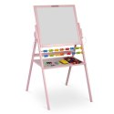 Magnetyczna kredowa tablica obrotowa Ricokids - różowa Magnetyczna kredowa tablica obrotowa Ricokids - różowa