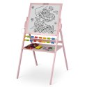 Magnetyczna kredowa tablica obrotowa Ricokids - różowa Magnetyczna kredowa tablica obrotowa Ricokids - różowa
