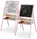 Magnetyczna kredowa tablica obrotowa Ricokids - różowa Magnetyczna kredowa tablica obrotowa Ricokids - różowa