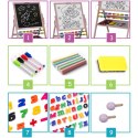 Magnetyczna kredowa tablica obrotowa Ricokids - różowa Magnetyczna kredowa tablica obrotowa Ricokids - różowa