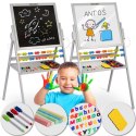 Magnetyczna kredowa tablica obrotowa Ricokids - szara Ricokids Magnetyczna kredowa tablica obrotowa Ricokids - szara Ricokids