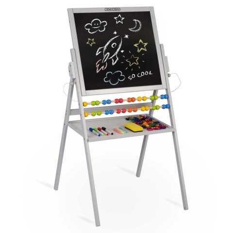 Magnetyczna kredowa tablica obrotowa Ricokids - szara Ricokids Magnetyczna kredowa tablica obrotowa Ricokids - szara Ricokids
