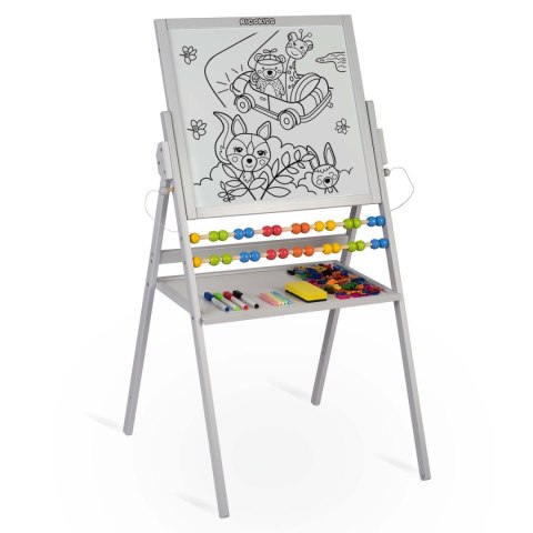 Magnetyczna kredowa tablica obrotowa Ricokids - szara Ricokids Magnetyczna kredowa tablica obrotowa Ricokids - szara Ricokids