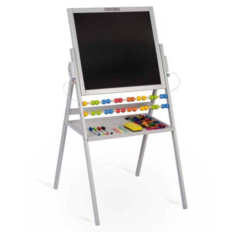 Magnetyczna kredowa tablica obrotowa Ricokids - szara Ricokids Magnetyczna kredowa tablica obrotowa Ricokids - szara Ricokids