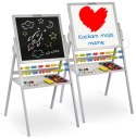 Magnetyczna kredowa tablica obrotowa Ricokids - szara Ricokids Magnetyczna kredowa tablica obrotowa Ricokids - szara Ricokids