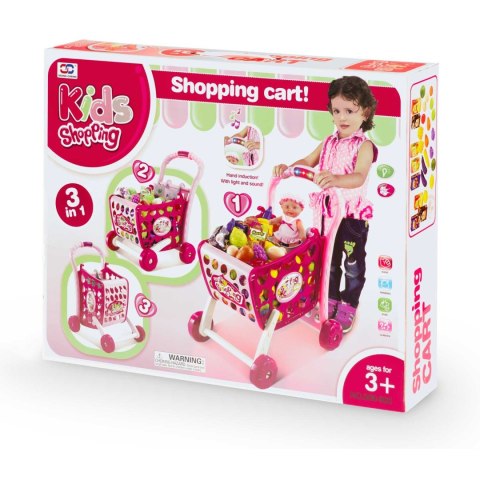 Wózek na zakupy Ricokids 773401 różowy Ricokids Wózek na zakupy Ricokids 773401 różowy Ricokids