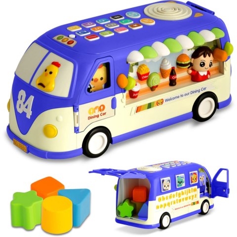 Zabawka edukacyjna Autobus RK-741 Ricokids niebieski Ricokids Zabawka edukacyjna Autobus RK-741 Ricokids niebieski Ricokids