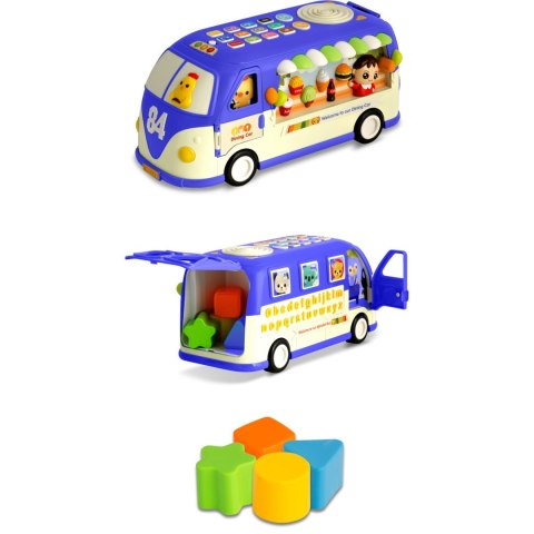 Zabawka edukacyjna Autobus RK-741 Ricokids niebieski Ricokids Zabawka edukacyjna Autobus RK-741 Ricokids niebieski Ricokids