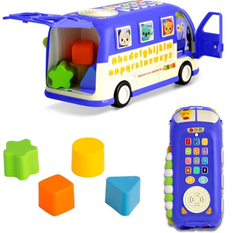 Zabawka edukacyjna Autobus RK-741 Ricokids niebieski Ricokids Zabawka edukacyjna Autobus RK-741 Ricokids niebieski Ricokids