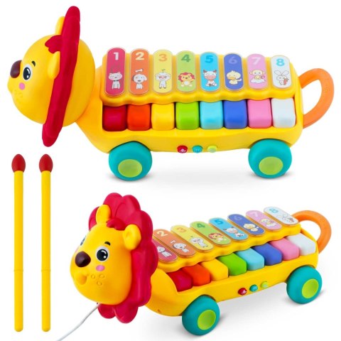 Zabawka edukacyjna cymbałki, Ksylofon lewek RK-740 Ricokids Ricokids Zabawka edukacyjna cymbałki, Ksylofon lewek RK-740 Ricokids Ricokids
