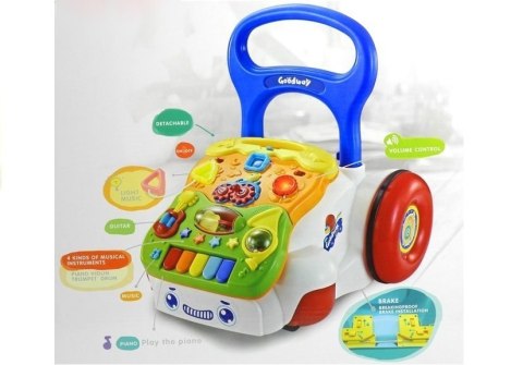 Chodzik Pchacz Dla Dziecka Grający Odpinany Panel LEAN Toys Chodzik Pchacz Dla Dziecka Grający Odpinany Panel LEAN Toys