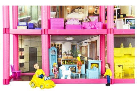 Duży domek dla lalek z akcesoriami + Meble 69cm LEAN Toys Duży domek dla lalek z akcesoriami + Meble 69cm LEAN Toys