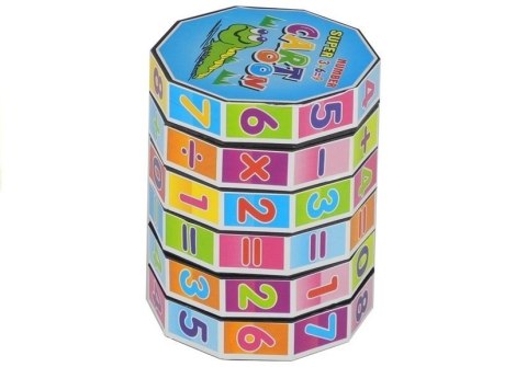Kostka Edukacyjna Walec Matematyczny Układanka LEAN TOYS Kostka Edukacyjna Walec Matematyczny Układanka LEAN TOYS