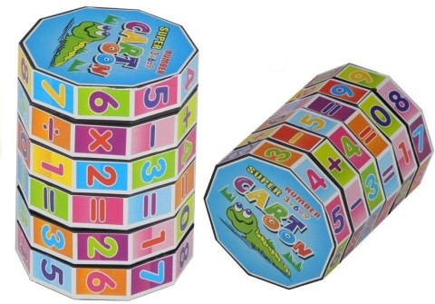 Kostka Edukacyjna Walec Matematyczny Układanka LEAN TOYS Kostka Edukacyjna Walec Matematyczny Układanka LEAN TOYS