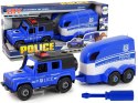 Auto Terenowe Transporter Policja Do Rozkręcania DIY Koń LEAN Toys Auto Terenowe Transporter Policja Do Rozkręcania DIY Koń LEAN Toys