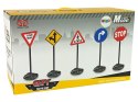 Duży Zestaw Edukacyjny Znaków Drogowych 82 cm LEAN Toys Duży Zestaw Edukacyjny Znaków Drogowych 82 cm LEAN Toys