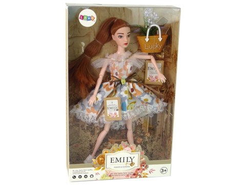 Lalka Dla Dzieci Emily Jesienna Rude Włosy Kwiaty LEAN Toys Lalka Dla Dzieci Emily Jesienna Rude Włosy Kwiaty LEAN Toys