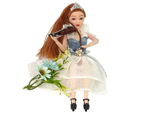 Lalka Dla Dzieci Emily Skrzypce Kwiaty LEAN Toys Lalka Dla Dzieci Emily Skrzypce Kwiaty LEAN Toys
